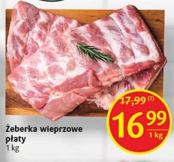 Delikatesy Centrum Żeberka wieprzowe płaty 1kg oferta