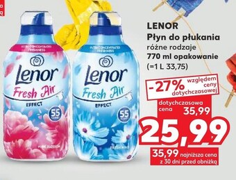 Kaufland Płyn do płukania lenor oferta