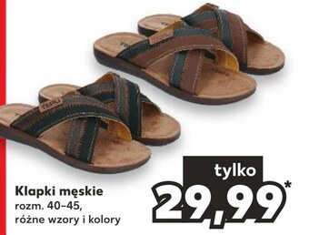 Kaufland Klapki męskie oferta