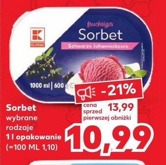 Kaufland Sorbet oferta