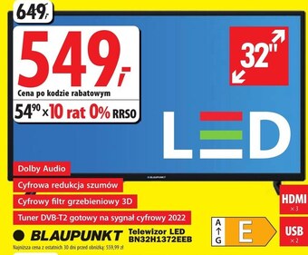 Media Expert Telewizor blaupunkt oferta