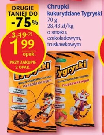Delikatesy Centrum Tygryski Chrupki kukurydziane 70g oferta