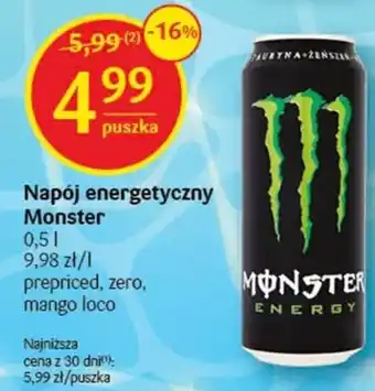 Delikatesy Centrum Monster Napój energetyczny 0,5l oferta