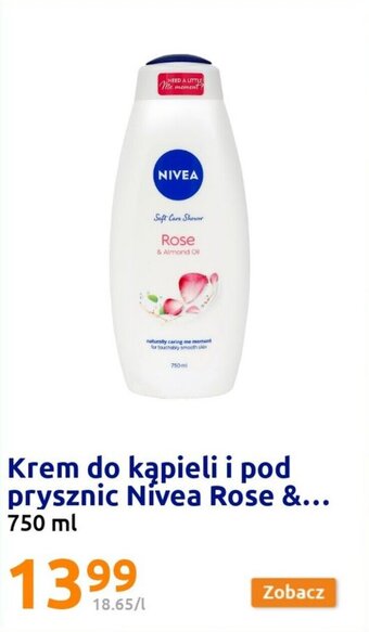 Action Krem do kąpieli i pod prysznic Nívea Rose &... 750 ml oferta