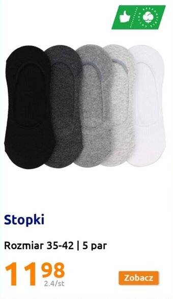 Action Stopki Rozmiar 35-42 | 5 par oferta