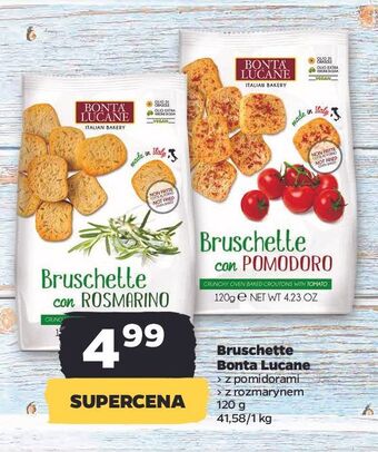 Netto Bruschetta z rozmarynem bonta lucane oferta