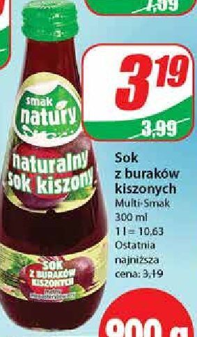 Dino Sok naturalny 100 % z buraków kiszonych smak natury oferta