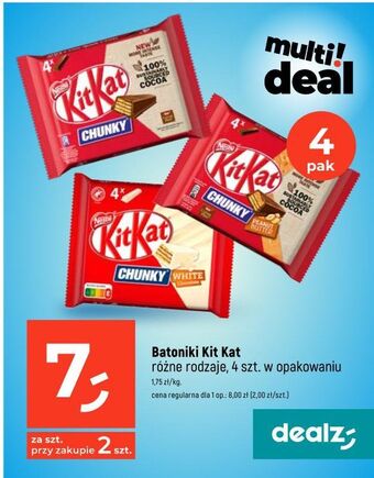 Dealz Baton kitkat chunky white oferta