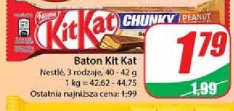 Dino Baton kitkat chunky peanut butter oferta