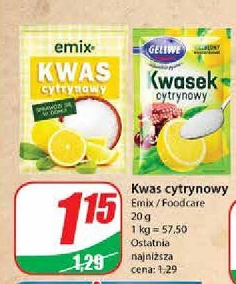 Dino Kwasek cytrynowy emix oferta