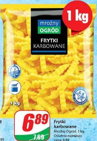 Dino Frytki karbowane mroźny ogród oferta