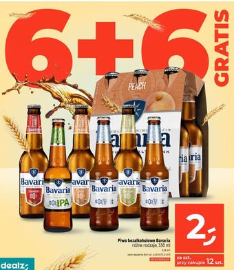 Dealz Piwo bavaria 0.0% ginger & lime oferta