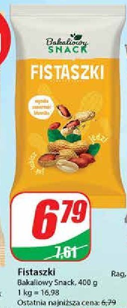 Dino Fistaszki bakaliowy snack oferta