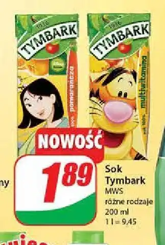 Dino Sok pomarańczowy tymbark kartonik oferta