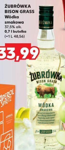 Kaufland Wódka żubrówka bison grass oferta