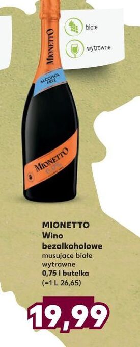 Kaufland Wino mionetto 0.0% oferta
