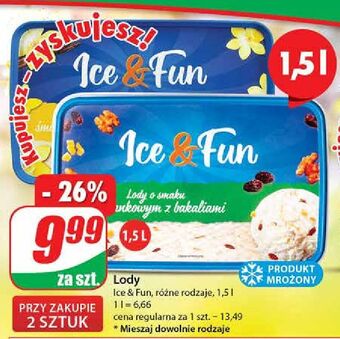Dino Lody bakaliowe koral ice&fun oferta