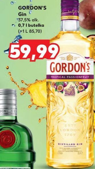 Kaufland Gin gordon's tropical passionfruit oferta