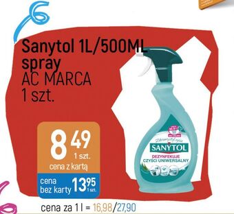 E.Leclerc Płyn do dezynfekcji uniwersalny eukaliptus sanytol oferta