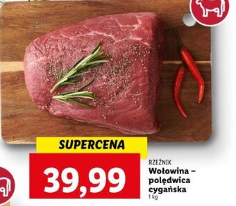 Lidl Polędwica cygańska wołowa rzeźnik codzienna dostawa oferta