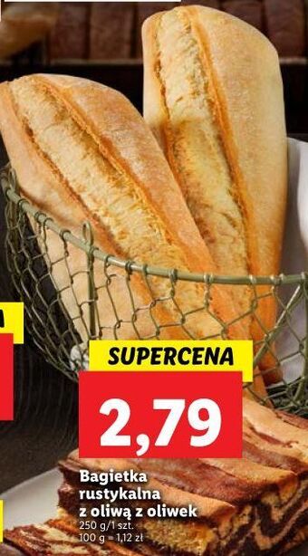 Lidl Bagietka rustykalna z oliwą oliwek oferta