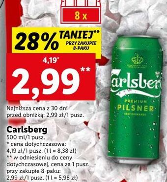 Lidl Piwo carlsberg oferta