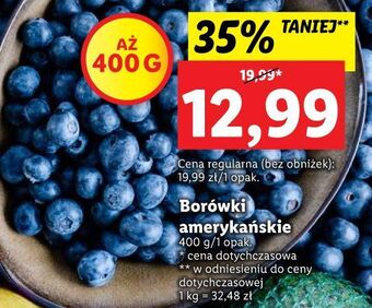 Lidl Borówki amerykańskie oferta