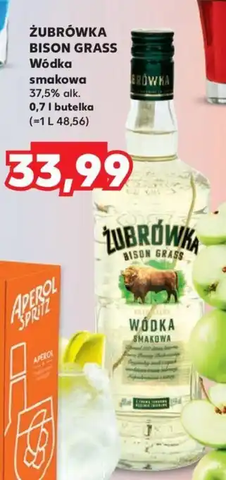 Kaufland ŻUBRÓWKA BISON GRASS Wódka smakowa 37,5% alk. 0,7l oferta