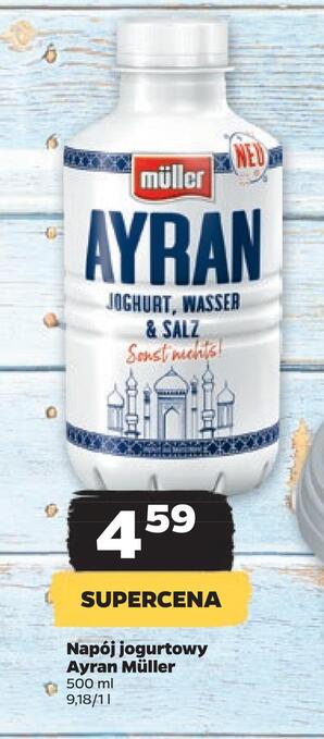 Netto Napój jogurtowy ayran müller oferta