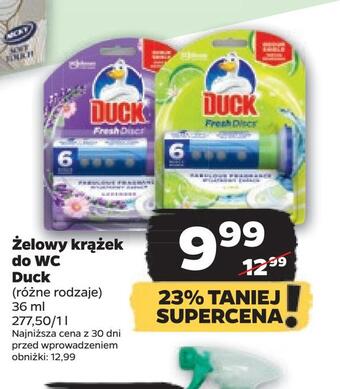 Żelowy krążek do wc duck