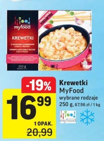 Intermarche Krewetki MyFood 250g oferta