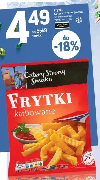 Intermarche Frytki Cztery strony Smaku 750g oferta