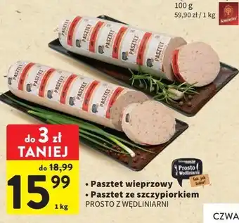 Intermarche Pasztet wieprzowy oferta