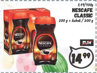 Wafelek Kawa rozpuszczalna Nescafé Classic 200g plus kubek oferta