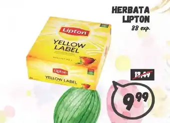 Wafelek Herbata czarna ekspresowa Lipton 88torebek oferta
