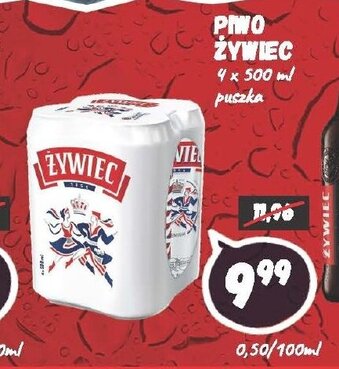 Wafelek Piwo Żywiec 4x500ml oferta