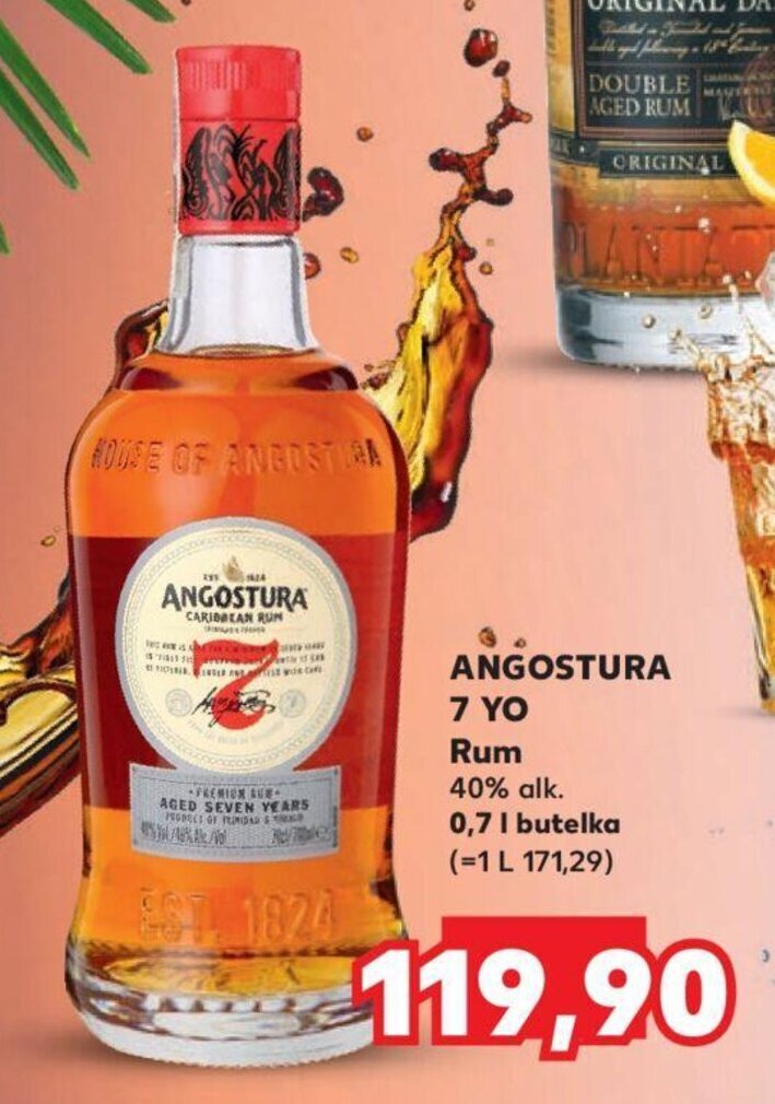 Kaufland ANGOSTURA 7 YO Rum 40% alk. 0,7l oferta