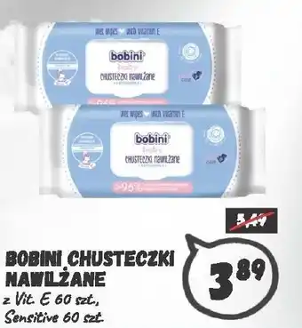 Wafelek Bobini Chusteczki Nawilżane 60sztuk oferta