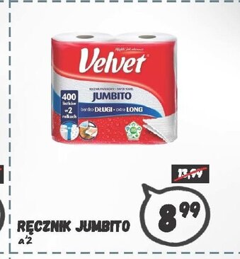 Wafelek Ręcznik papierowy Velvet Jumbito 2rolki oferta