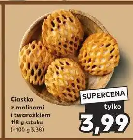 Kaufland Ciastko z malinami i twarożkiem oferta
