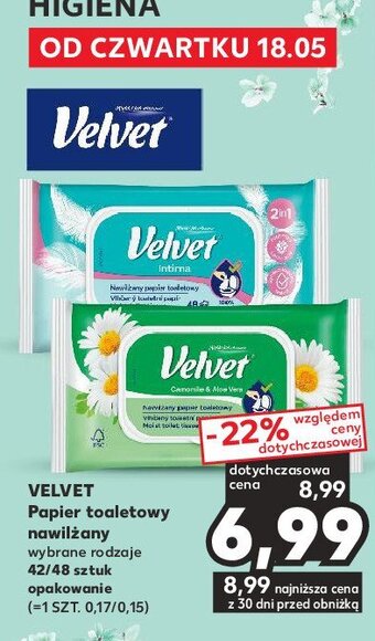 Kaufland Papier toaletowy nawilżany 2w1 oferta