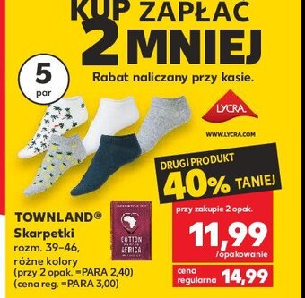 Kaufland Stopki męskie 39-46 oferta