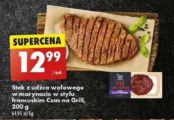 Biedronka Stek z udźca wołowego w marynacie francuskiej oferta