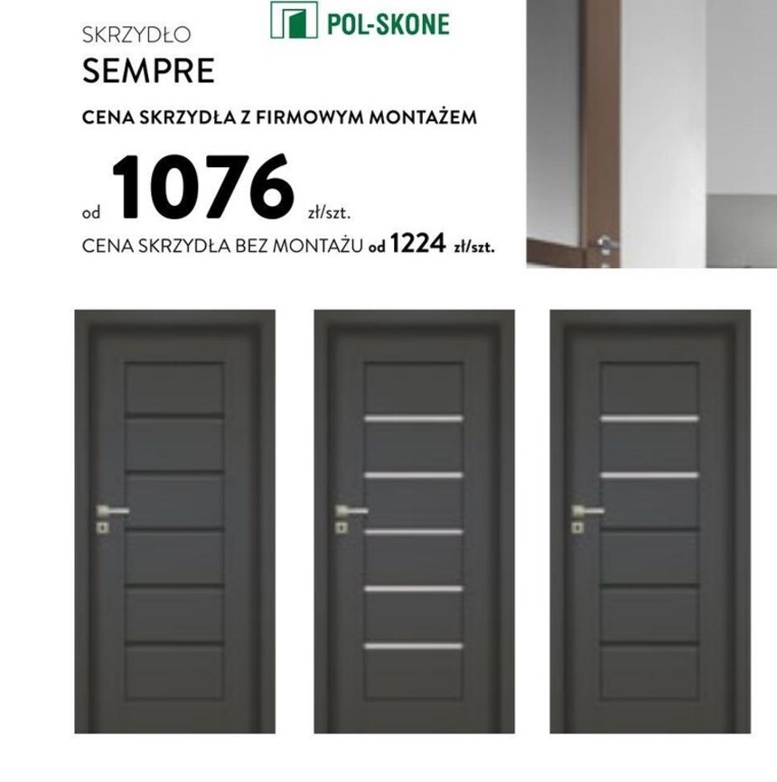 Komfort Skrzydło drzwiowe pol-skone oferta