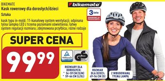 ALDI BIKEMATE Kask rowerowy dla dorosłych/dzieci oferta