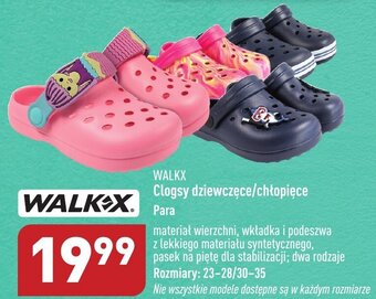 ALDI WALKX Clogsy dziewczęce/chłopięce oferta