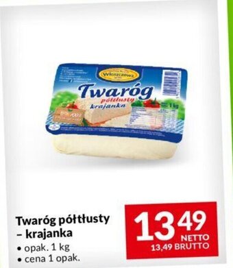 Makro Twaróg półtłusty - krajanka 1kg oferta
