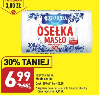ALDI MLECZNA RZEKA Masło osełka 300g oferta
