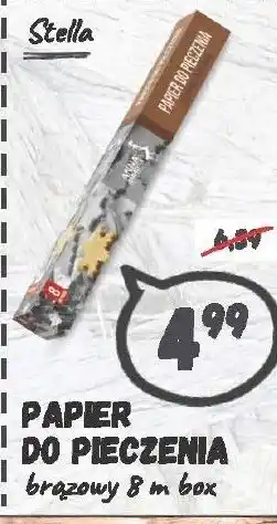 Wafelek Papier do pieczenia brązowy 8m oferta