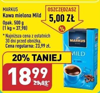 MARKUS Kawa mielona Mild 500g